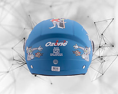 OZONE OPAL BLUE C/V (520 MM)-KIDS HELMET