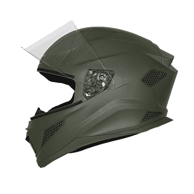 STEELBIRD SBH-25 SHARP DASHING BATTLE GREEN C/V 580 MM