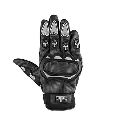 STEELBIRD GLOVES F/F BLACK/GREY (M)