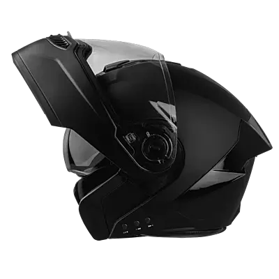 STEELBIRD SBA-8 ISS BT GLOSSY BLACK C/V 600 MM BLACK SPOILER