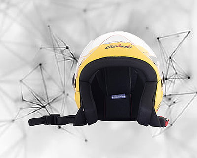 OZONE OPAL YELLOW C/V (520 MM)-KIDS HELMET