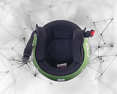 OZONE OPAL GREEN C/V (520 MM)-KIDS HELMET