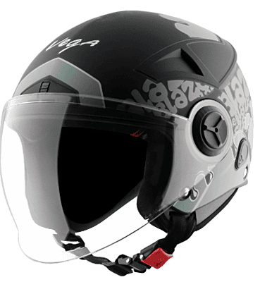 VEGA BLAZE DX BZ2 DULL BLACK GREY C/V (L)
